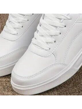 Round Toe Lace Up Sneakers